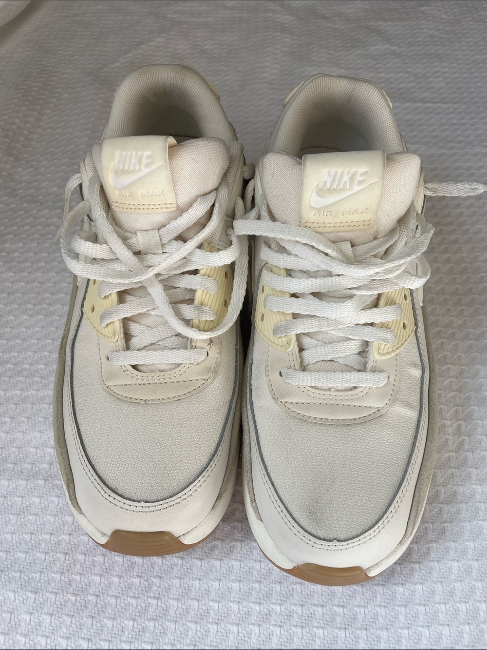 Nike Cream & White Air Max Sneakers